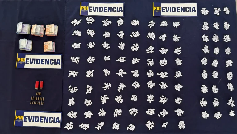 PDI desarticula foco de microtráfico domiciliario en Barrio La Concepción de Los Andes